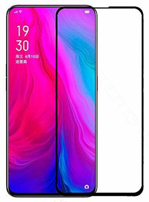 LIKEDESIGN Edge To Edge Tempered Glass for OPPO Reno 2(Pack of 1)