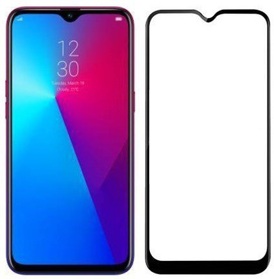 LIKEDESIGN Edge To Edge Tempered Glass for Realme 3, Realme 3i(Pack of 1)