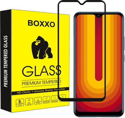 Boxxo Edge To Edge Tempered Glass for Vivo U20(Pack of 1)