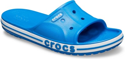 CROCS Men Bayaband Slides(Blue , 4)