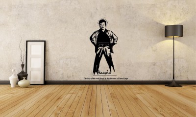 PEACOCKRIDE 60 cm Superstar Rajinikanth I Baasha I Self Adhesive Sticker(Pack of 1)