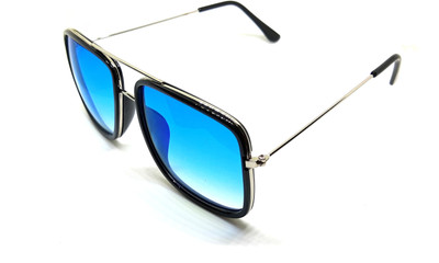 Ayezent Rectangular Sunglasses(Blue)
