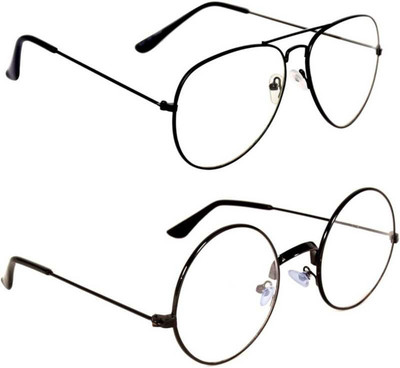 Trend Aviator Sunglasses(For Men & Women, Clear)