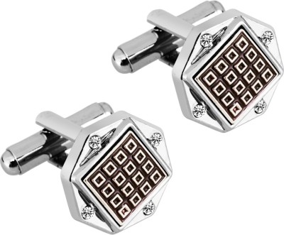 EXOTICA Fashions Metal Cufflink(Silver)