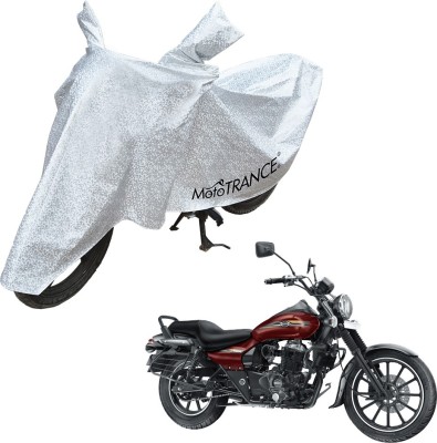 MOTOTRANCE Waterproof Two Wheeler Cover for Bajaj(Avenger 150 Street, Silver)