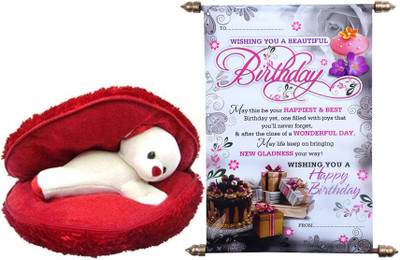 Saugat Traders Soft Toy, Greeting Card Gift Set