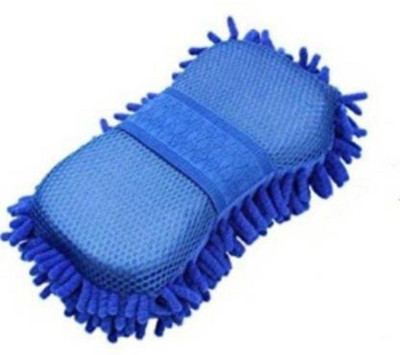 Miranshi Enterprise Multipurpose Microfibre Wash & Dry Cleaning Car Sponge Mitt Sponge Mitt Sponge(Pack of 1)