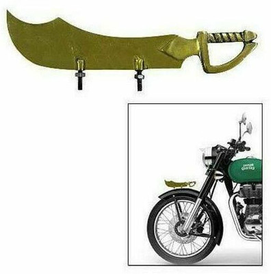 KOHLI BULLET ACCESSORIES Emblem for Bike(Gold)