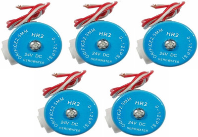 GUPTA ENTERPRISES RO Solenoid Valve 24V(DC) RO Water Purifier SV Solenoid Valve 24 V. - Pack of 5 Pcs. Solid Filter Cartridge(0.2, Pack of 5)