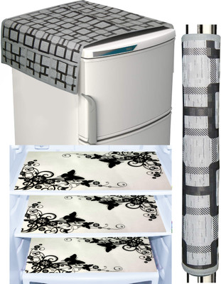 LooMantha Fridge Mat(Width: 30 cm, Black)