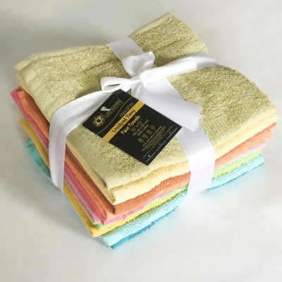 Lushomes Cotton 450 GSM Face Towel Set(Pack of 10)