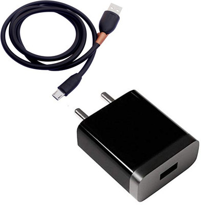 DAKRON Wall Charger Accessory Combo for All Android Phones(Black)