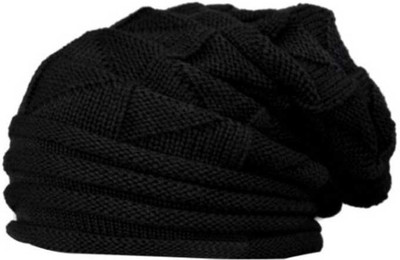 Atabz Self Design Skull Cap Cap