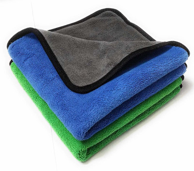 KitchenFest (Combo of 2) Highly Absorptive Scratch Free Multipurpose Microfiber Cleaning Towel- 40cm x 40cm Wet and Dry Microfibre Cleaning Cloth(2 Units)