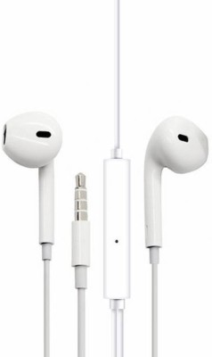 Meyaar Orignal High Bass Stereo Sound Wired Headset(White, In the Ear)