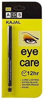 ads Waterproof Deep Intense Long-lasting Smudge Free Deep Kajal-0.7g-(Pack of 1)(black, 0.7 g)