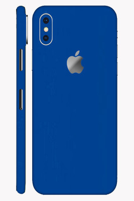 Vcare GadGets Apple iPhone X Mobile Skin(Blue)
