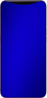 Vcare GadGets Oppo Find X Mobile Skin(Blue)