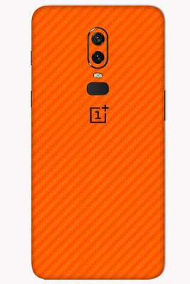 Vcare GadGets OnePlus 6 Mobile Skin(Orange)