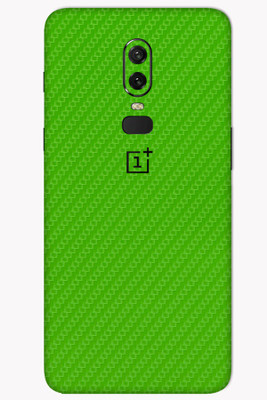Vcare GadGets OnePlus 6 Mobile Skin(Green)