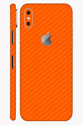 Vcare GadGets Apple iPhone XS Mobile Skin(Orange)