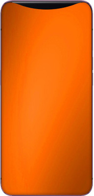 Vcare GadGets Oppo Find X Mobile Skin(Orange)