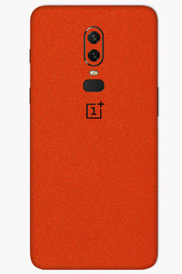 Vcare GadGets OnePlus 6 Mobile Skin(Orange)