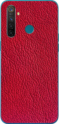 Vcare GadGets Realme 5 Pro Mobile Skin(Red)
