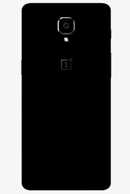 Vcare GadGets OnePlus 3 Mobile Skin(Black)