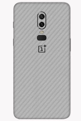 Vcare GadGets OnePlus 6 Mobile Skin(Silver)
