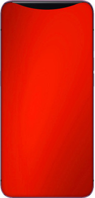 Vcare GadGets Oppo Find X Mobile Skin(Red)