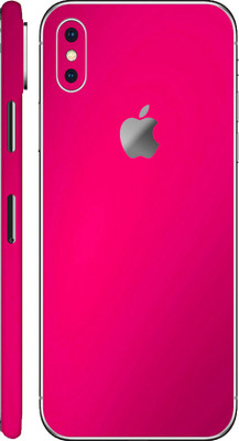 Vcare GadGets Apple iPhone X Mobile Skin(Pink)