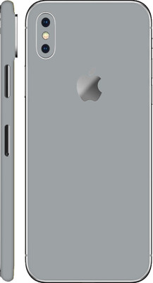 Vcare GadGets Apple iPhone XS Max Mobile Skin(Silver)