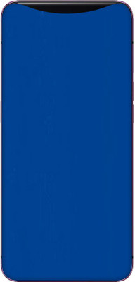 Vcare GadGets Oppo Find X Mobile Skin(Blue)