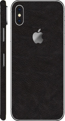 Vcare GadGets Apple iPhone X Mobile Skin(Black)