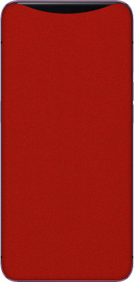 Vcare GadGets Oppo Find X Mobile Skin(Red)