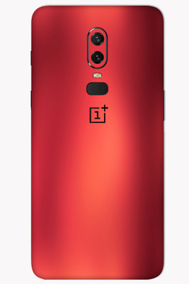 Vcare GadGets OnePlus 6 Mobile Skin(Red)