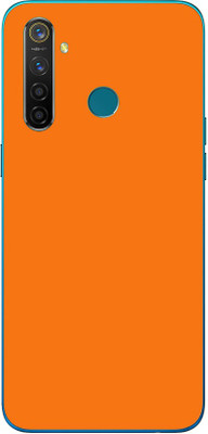 Vcare GadGets Realme 5 Pro Mobile Skin(Orange)