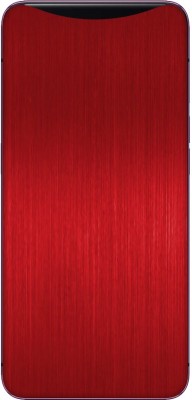 Vcare GadGets Oppo Find X Mobile Skin(Red)