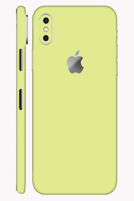 Vcare GadGets Apple iPhone X/Xs 10/10s Mobile Skin(Cream)
