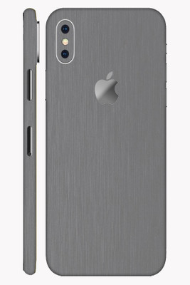 Vcare GadGets Apple iPhone X Mobile Skin(Silver)