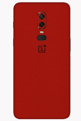 Vcare GadGets OnePlus 6 Mobile Skin(Red)