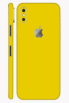 Vcare GadGets Apple iPhone XS Max Mobile Skin(Yellow)