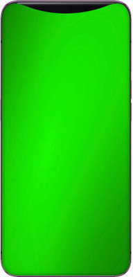 Vcare GadGets Oppo Find X Mobile Skin(Green)