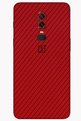 Vcare GadGets OnePlus 6 Mobile Skin(Red)