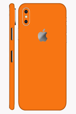 Vcare GadGets Apple iPhone X/Xs = Mobile Skin(Orange)