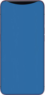 Vcare GadGets Oppo Find X Mobile Skin(Blue)