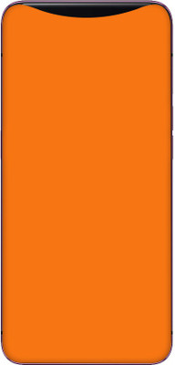 Vcare GadGets Oppo Find X Mobile Skin(Orange)