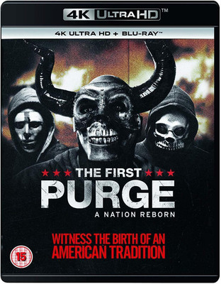 The First Purge (4K UHD + Blu-ray) (2-Disc Set) (Region Free) (Fully Packaged Import)(4K(UHD) Blu-ray English)