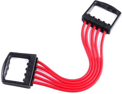mega store Rubber Chest Developer/Chest Expander Exerciser Muscle Fitness Resistance Tube(Red)